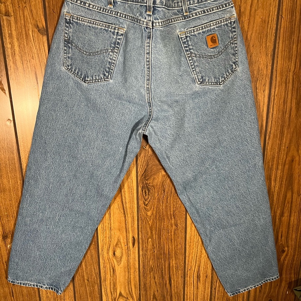 Brand new without tag, a denim pair of Carhart jeans